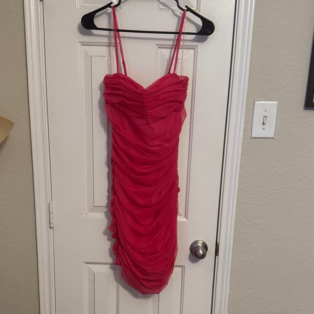 Fashion Nova Vibrant Pink Dress